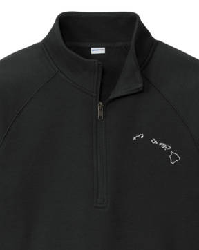 Hawaii Catholic Rosary Quarter Zip Sweatshirt