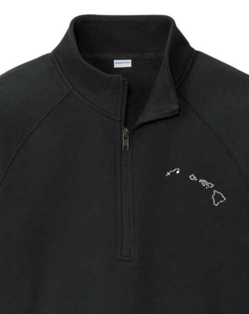 Hawaii Catholic Rosary Quarter Zip Sweatshirt