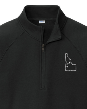 Idaho Catholic Rosary Quarter Zip Sweatshirt