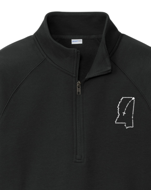 Mississippi Catholic Rosary Quarter Zip Sweatshirt