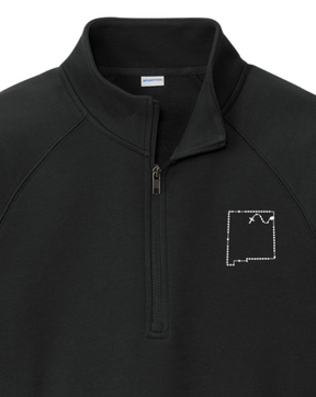 New Mexico Catholic Rosary Quarter Zip Sweatshirt