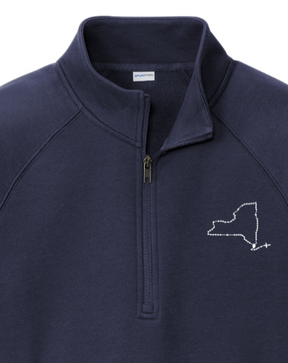 New York Catholic Rosary Quarter Zip Sweatshirt