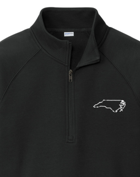 North Carolina Catholic Rosary Quarter Zip Sweatshirt