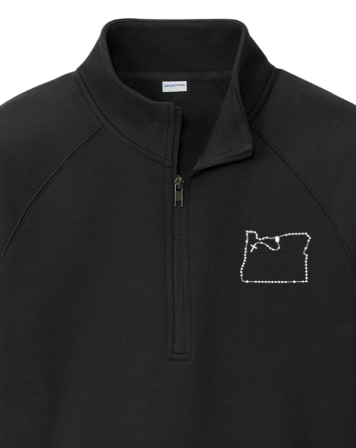 Oregon Catholic Rosary Quarter Zip Sweatshirt