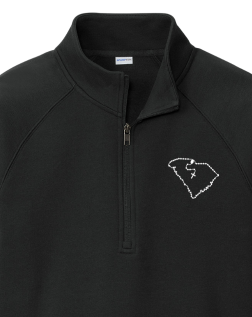 South Carolina Catholic Rosary Quarter Zip Sweatshirt