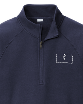 South Dakota Catholic Rosary Quarter Zip Sweatshirt