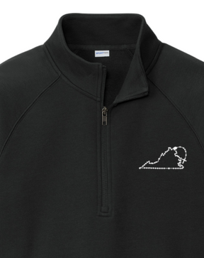 Virginia Catholic Rosary Quarter Zip Sweatshirt