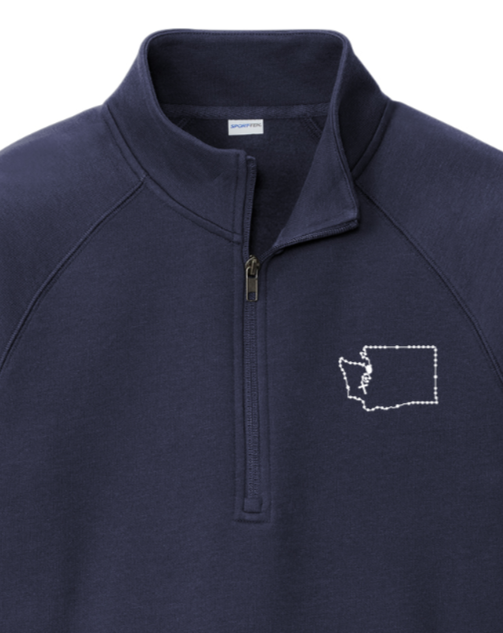 Washington Catholic Rosary Quarter Zip Sweatshirt