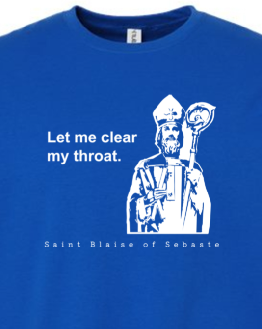 Let me clear my throat - St. Blaise of Sebaste Crewneck Sweatshirt