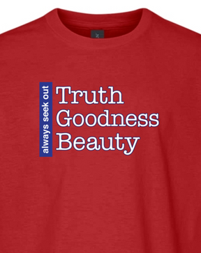 Truth Goodness Beauty - Transcendentals Youth T-Shirt