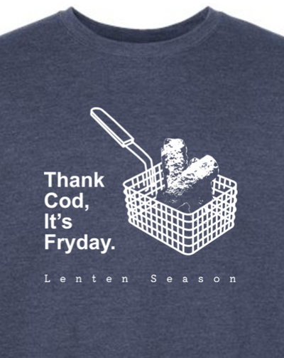 TCIF - Thank Cod, Its Fryday Fish Fry Crewneck Sweatshirt