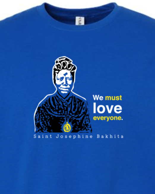 We Must Love Everyone - St. Josephine Bakhita Crewneck Sweatshirt