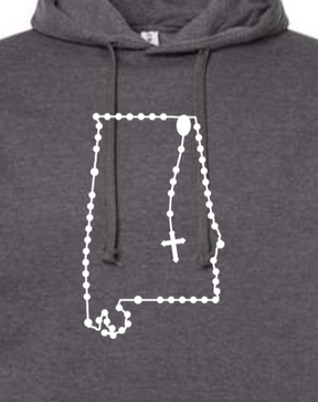 Alabama Catholic Rosary Hoodie Sweatshirt