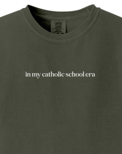 In My Catholic School Era Adult T-shirt - Comfort Colors