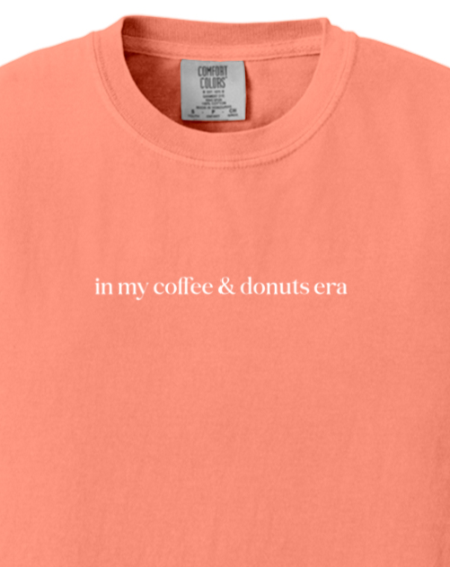 In My Coffee & Donuts Era Youth T-shirt - Comfort Colors