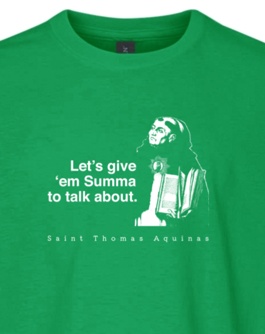 Let's Give 'em Summa to Talk About - St Thomas Aquinas Youth T-Shirt