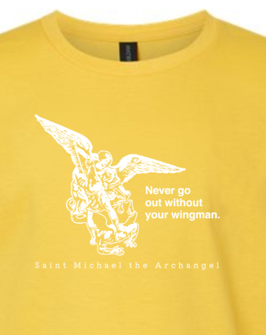 Never Go Without Your Wingman - St. Michael the Archangel Youth T-Shirt