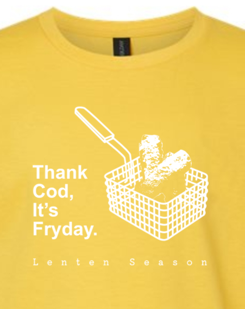 TCIF Thank Cod, Its Fryday - Fish Fry Youth T-Shirt