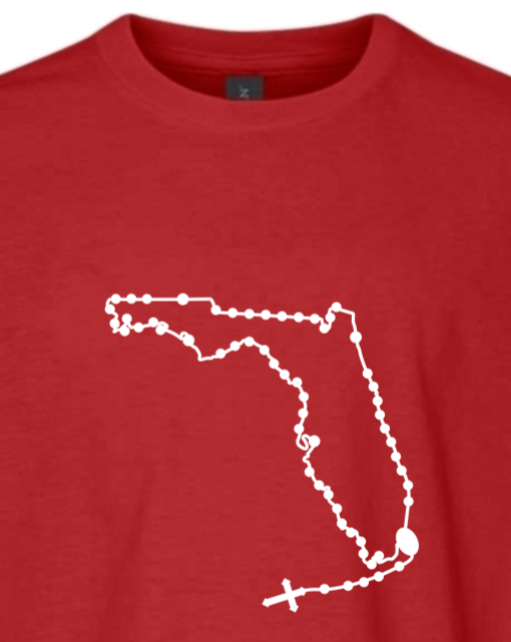 Florida Catholic Rosary Youth T-shirt