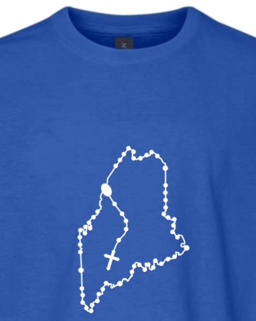 Maine Catholic Rosary Youth T-shirt