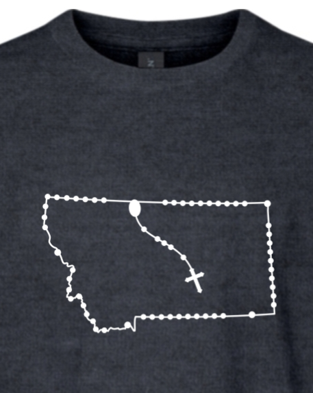 Montana Catholic Rosary Youth T-shirt