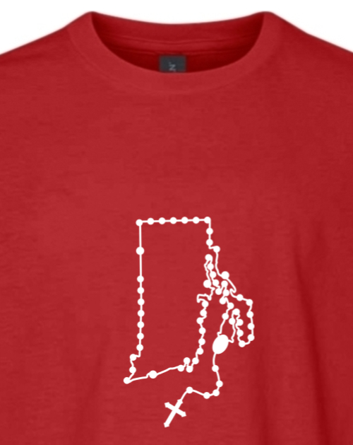 Rhode Island Catholic Rosary Youth T-shirt