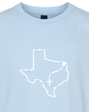 Texas Catholic Rosary Youth T-shirt