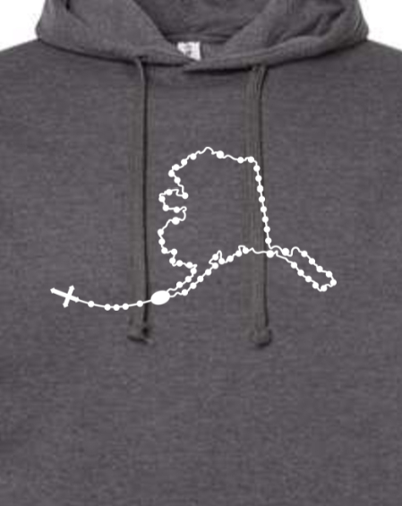 Alaska Catholic Rosary Hoodie Sweatshirt