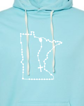 Minnesota Catholic Rosary Hoodie Sweatshirt