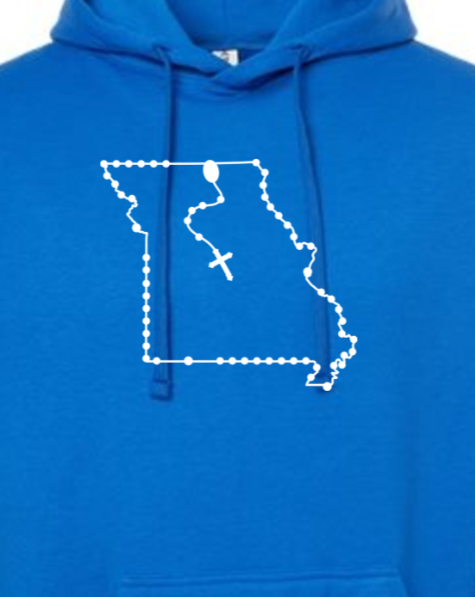 Missouri Catholic Rosary Hoodie Sweatshirt