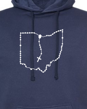 Ohio Catholic Rosary Hoodie Sweatshirt