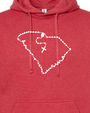 South Carolina Catholic Rosary Hoodie Sweatshirt