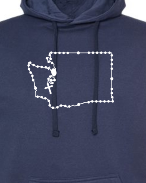 Washington Catholic Rosary Hoodie Sweatshirt