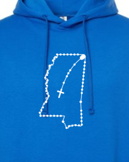 Mississippi Catholic Rosary Hoodie Sweatshirt