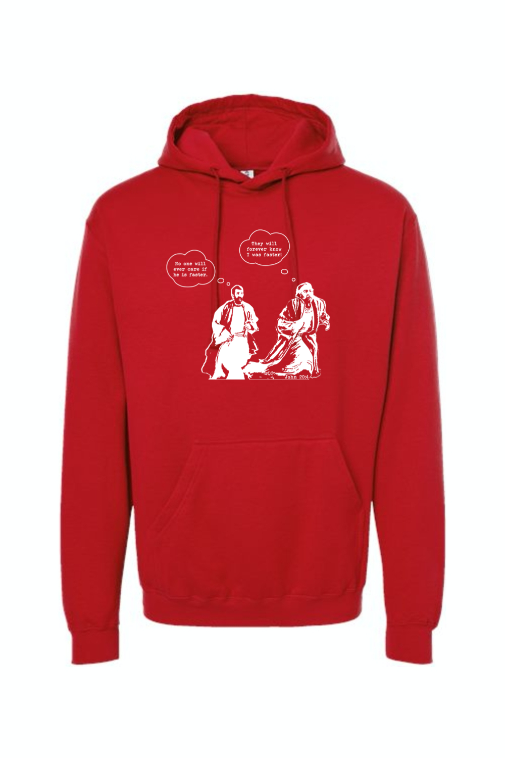 John Runs - John 20:4 Hoodie Sweatshirt