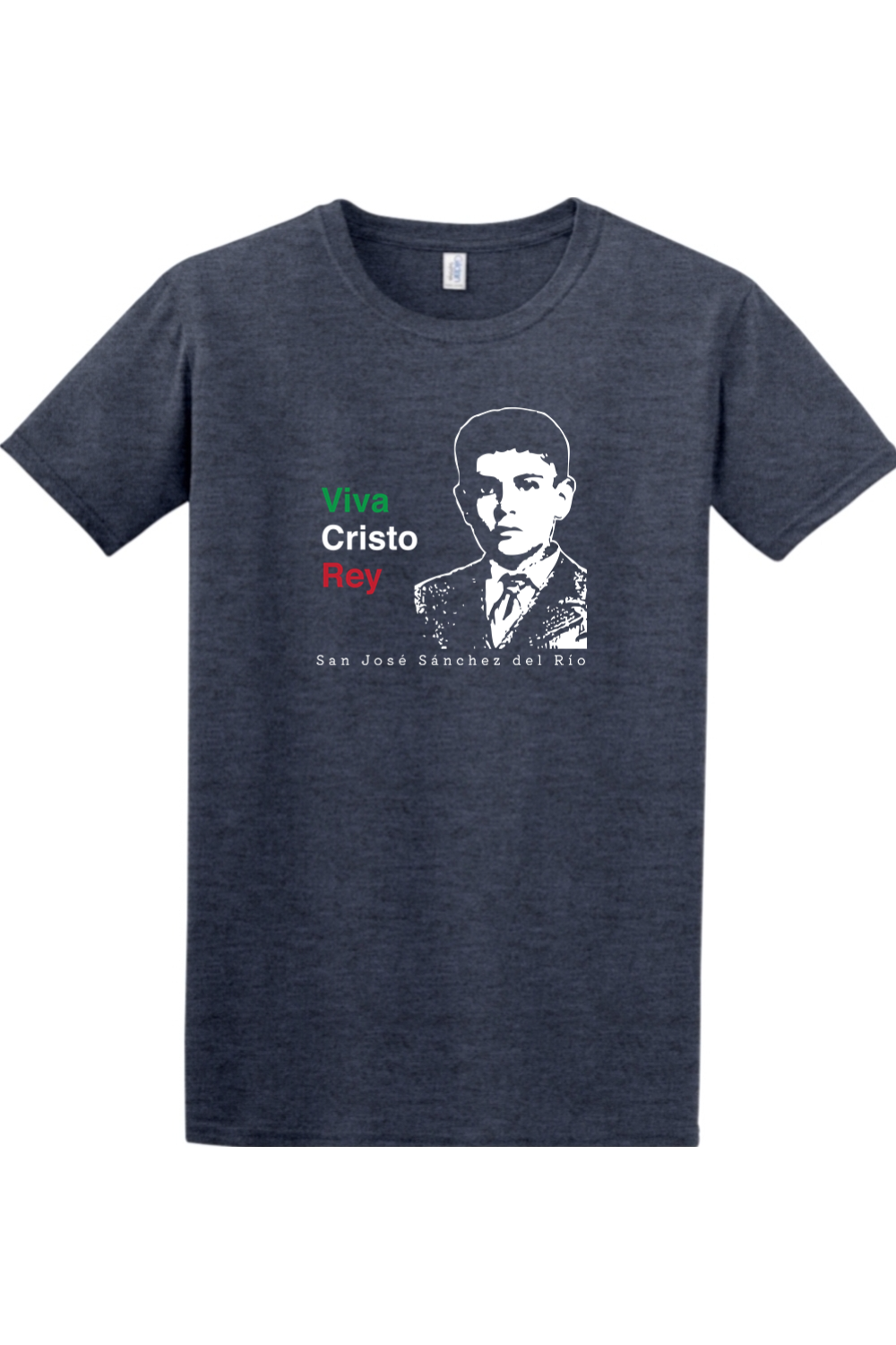 Viva Cristo Rey - St. Jose Sanchez del Rio Adult T-Shirt