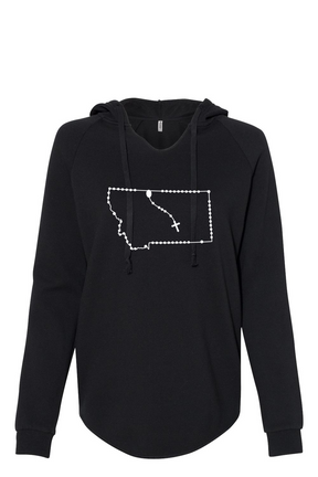 Montana Catholic Rosary Drop Hoodie