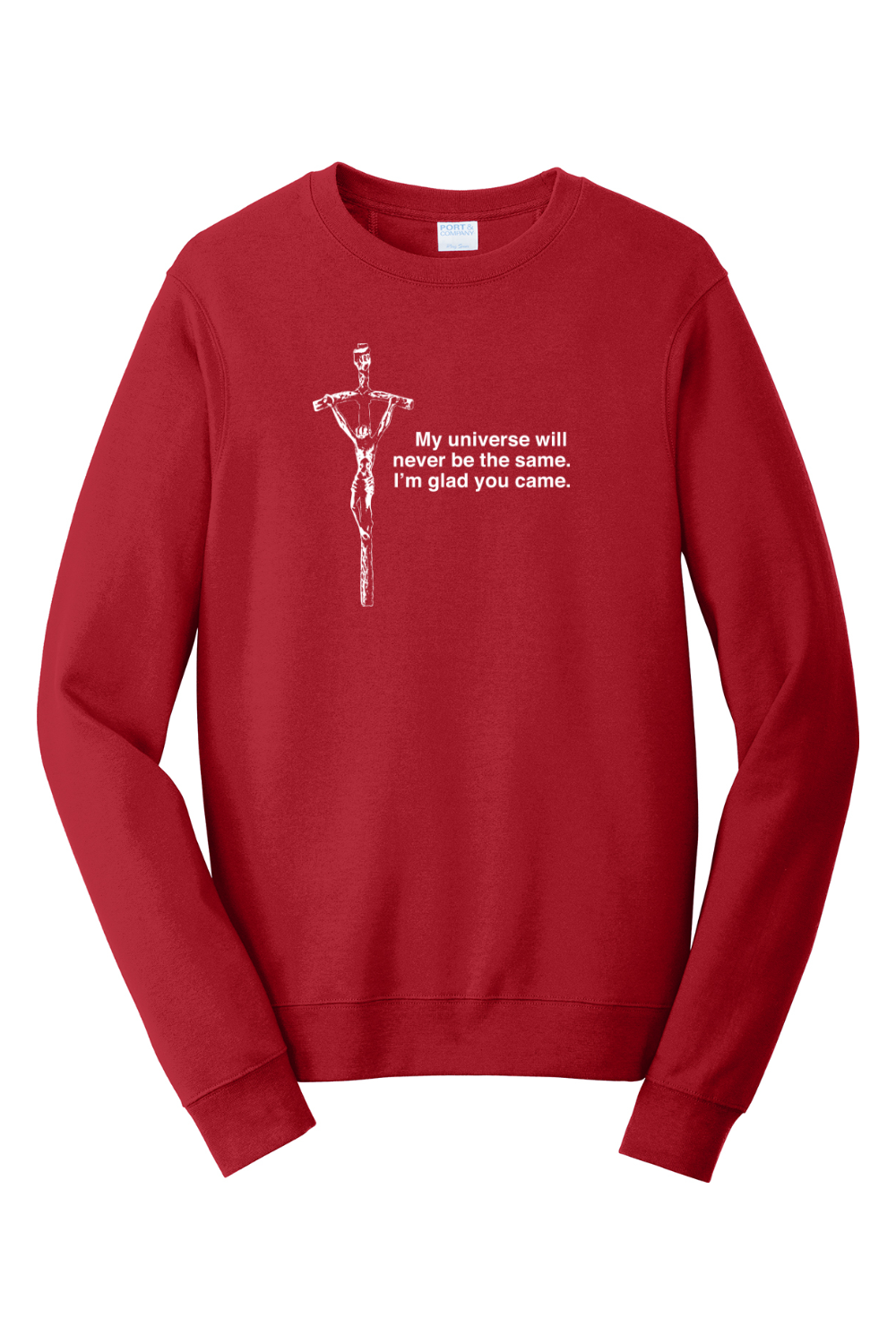 Glad He Came - Crucifix - Crewneck Sweatshirt