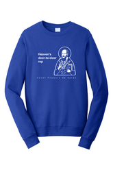 Heaven's Door-to-Door Rep - St. Francis de Sales Crewneck Sweatshirt