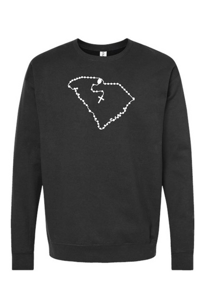 South Carolina Catholic Rosary Crewneck Sweatshirt