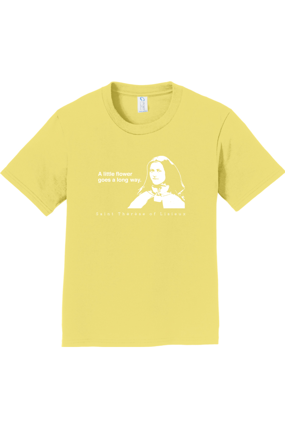 A Little Flower Goes a Long Way - St. Thérèse of Lisieux - Youth T-Shirt