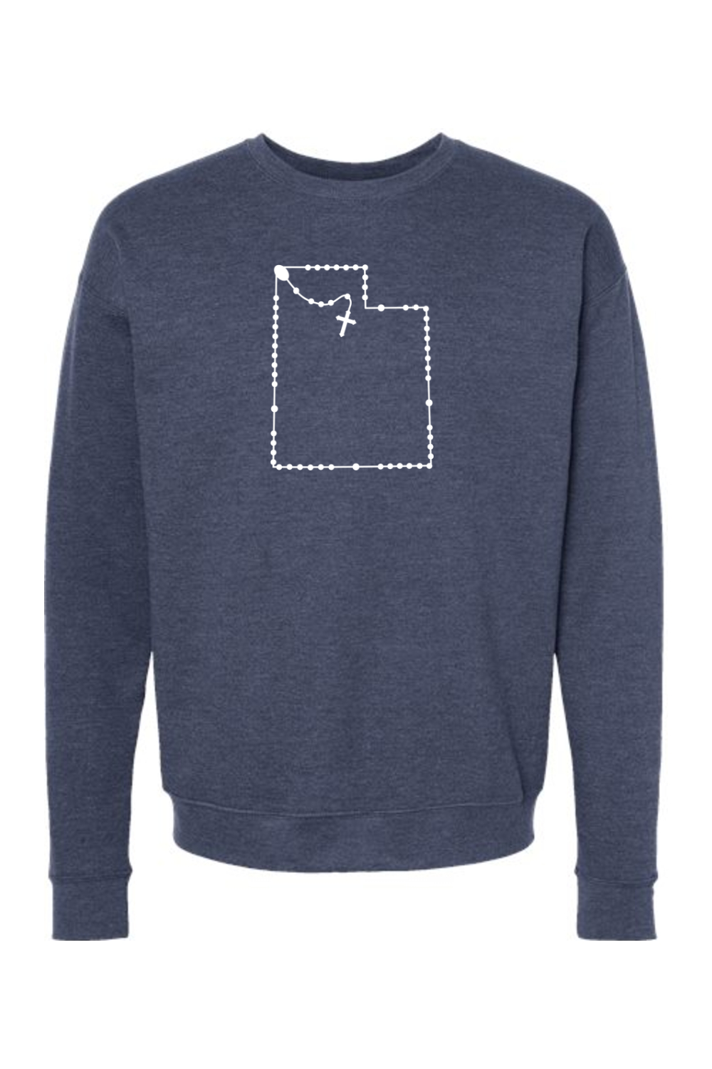 Utah Catholic Rosary Crewneck Sweatshirt