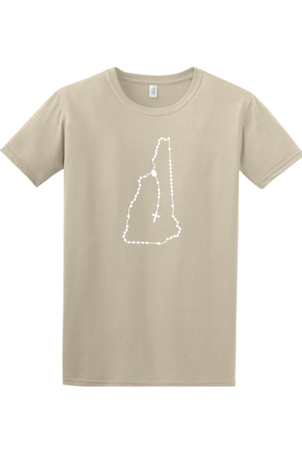 New Hampshire Catholic Rosary Adult T-shirt