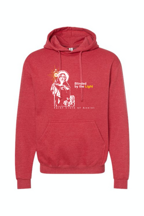 Blinded by the Light- St. Clare of Assisi Hoodie Sweatshirt