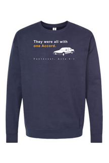 One Accord - Pentecost, Acts 21 - Crewneck Sweatshirt