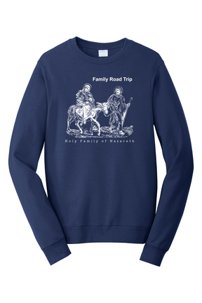 Family Road Trip - Holy Family Crewneck Sweatshirt