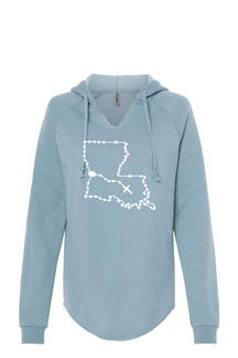 Louisiana Catholic Rosary Drop Hoodie