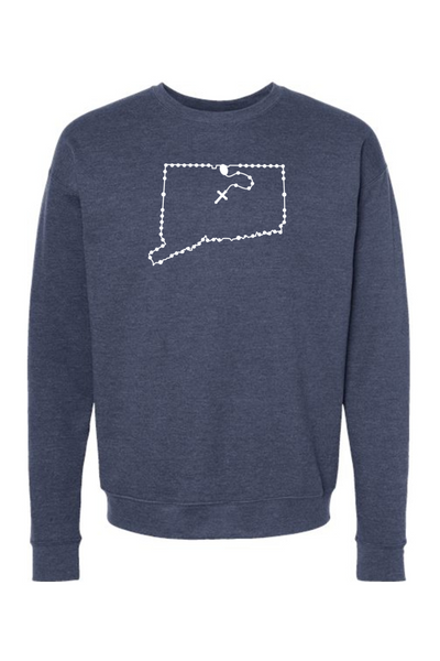 Connecticut Catholic Rosary Crewneck Sweatshirt