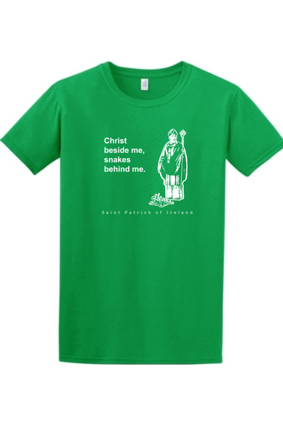 Christ Beside Me - St. Patrick Adult T-Shirt