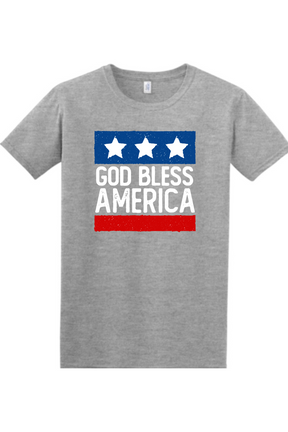 God Bless America Adult T-Shirt